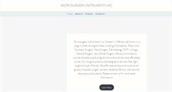 Desktop Screenshot of microsurgeryusa.com